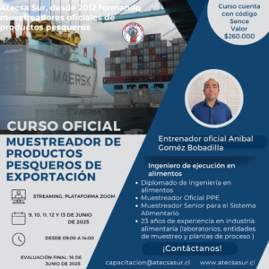 Muestreador de Productos Pesqueros de Exportación